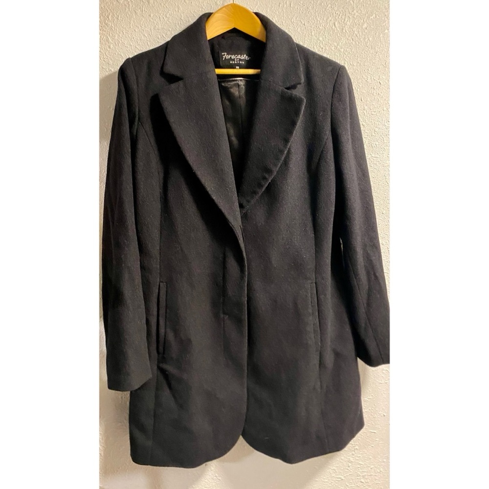 Forecaster of Boston black PeaCoat, size 16, in excellent condition